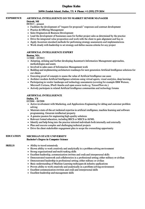 Intelligence Resume Sample