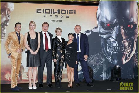 Arnold Schwarzenegger & 'Terminator: Dark Fate' Cast Celebrate Seoul ...