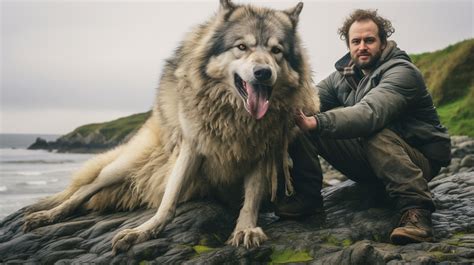 How big are Irish wolf dogs?