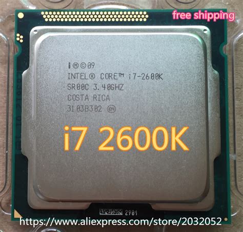 Intel Core I7 2600k 8m/3.4g/95w Quad Core Processor 5gt/s Sr00c Lga ...