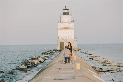 Manitowoc WI Lighthouse Proposal | Kyle and Syna | Milwaukee, Door ...