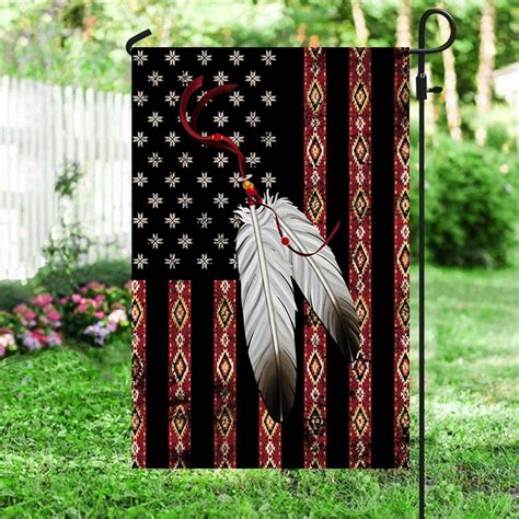 Native American Eagle Feather Flag THH2489Fn - Flagwix