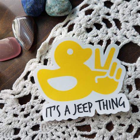 Jeep Duck Vinyl Waterproof Sticker