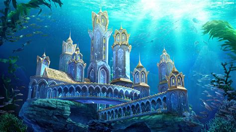 ArtStation - UnderWater Castle1