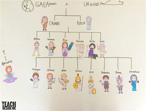 Zeus Family Tree Greek Mythology