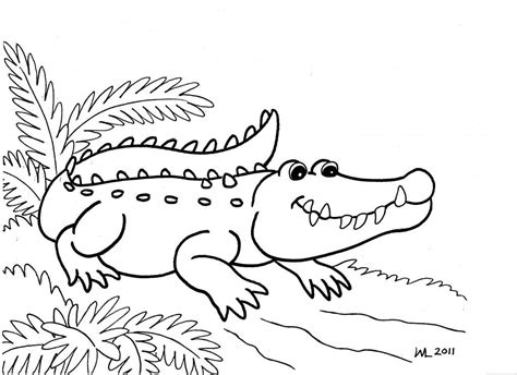 Free Printable Alligator Coloring Pages For Kids | Coloring pages ...