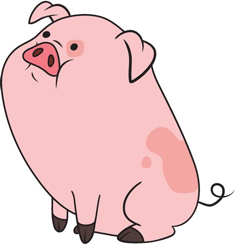 Pink Pig Cartoon