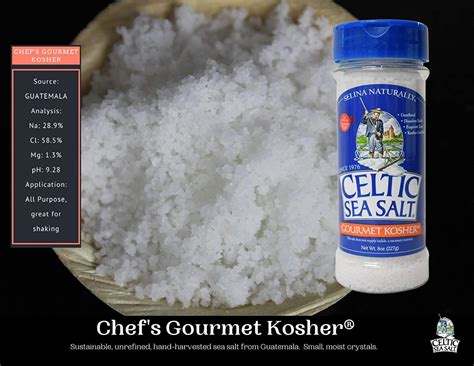 Celtic Sea Salt Gourmet Kosher - 16 oz (1 lb) Bag