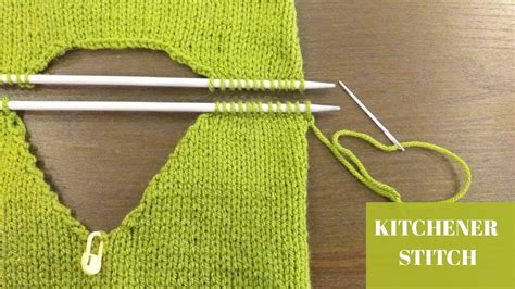 How to Graft Your Knitting / Kitchener Stitch/ Sew Shoulders With ...