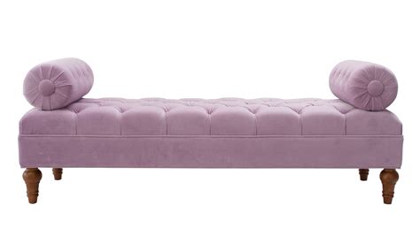 Lewis Bolstered Lounge Entryway Bench, Lavender Bolster Pillow, Sofa ...