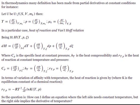 Van't Hoff equation : r/PhysicsStudents