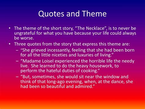 PPT - The Necklace PowerPoint Presentation, free download - ID:2006276