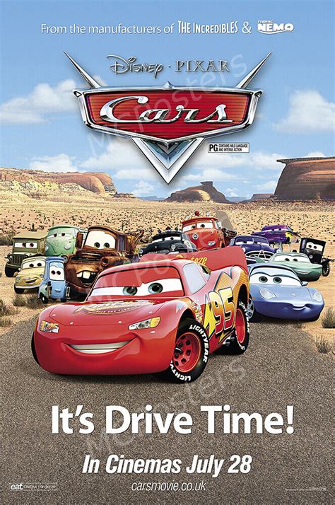 Pixar Cars Poster