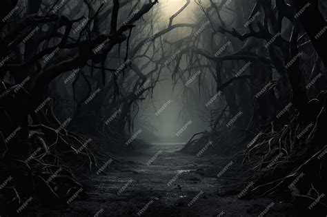 Premium Photo | Halloween Background Forest