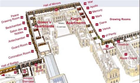 The Floor Plan of Versailles – Dweller | Versailles, Palace, Hall of ...