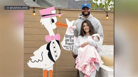 Dak Prescott shares first photos of newborn daughter – NBC Connecticut