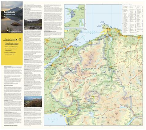 Snowdonia National Park Map - North by Collins