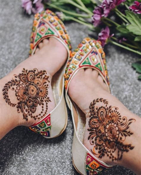 Simple Henna Designs For Beginners On Feet