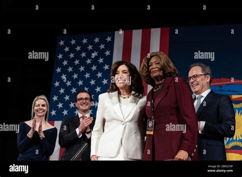 Kathy Hochul was sworn as 57th Governor by Hazel Dukes during ...