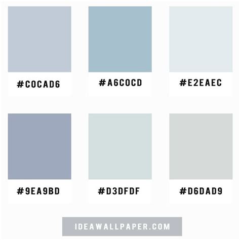 Shades of blue grey color scheme , color palette , blue grey color ...