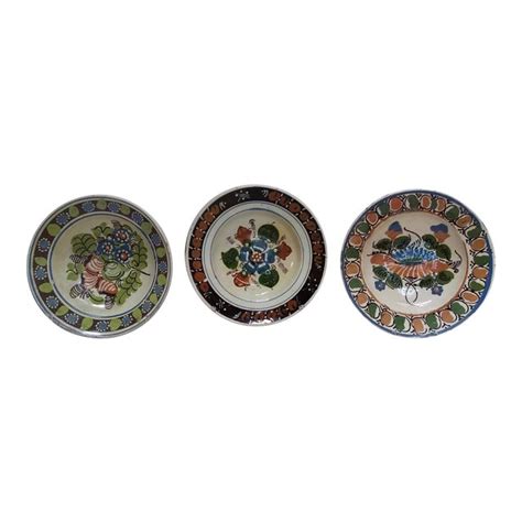 Antique Ceramic Bowls - Set of 3 | Chairish