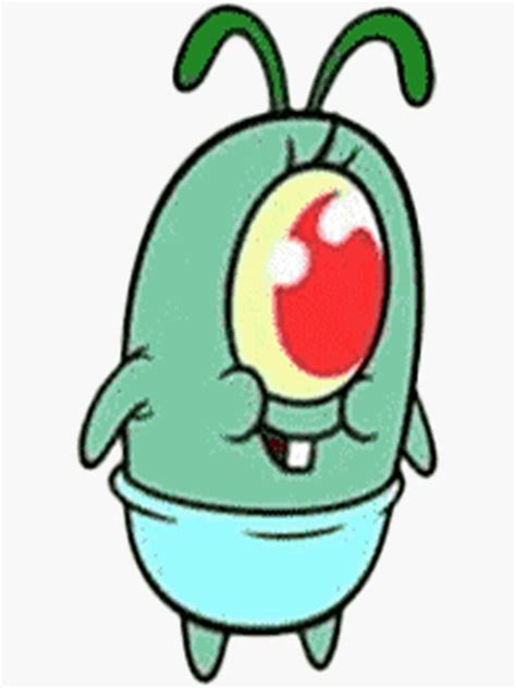 "Baby plankton " Sticker by Mrpig12 | Redbubble