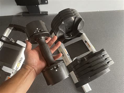 Core Home Fitness Adjustable Dumbbells Review - Garage Gym Ideas