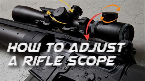 How to Adjust a Rifle Scope (for Airsoft) | Redwolf Airsoft