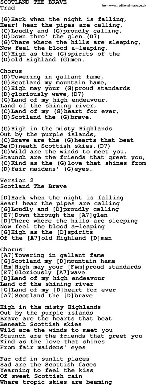 Top 1000 Folk and Old Time Songs Collection: Scotland The Brave ...