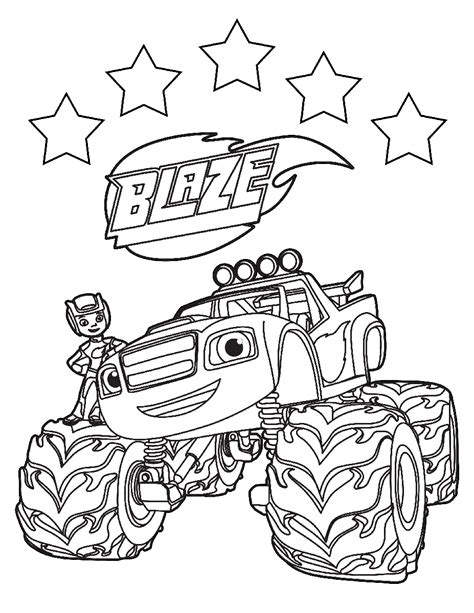 Blaze and the Monster Machines Coloring Pages - Best Coloring Pages For ...