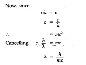 Derive the derivation of de-Broglie relationship - CBSE Class 11 ...