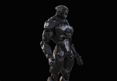 ArtStation - Sci-fi humanoid robot