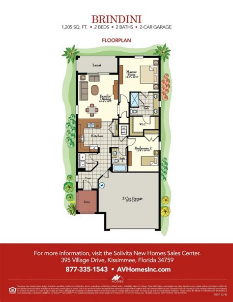 Brindini Floor Plan At Solivita In Kissimmee, Fl - Taylor Morrison ...