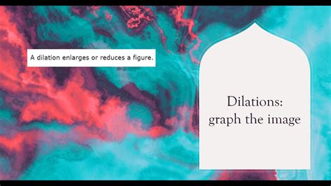 Dilations - graph the image - YouTube