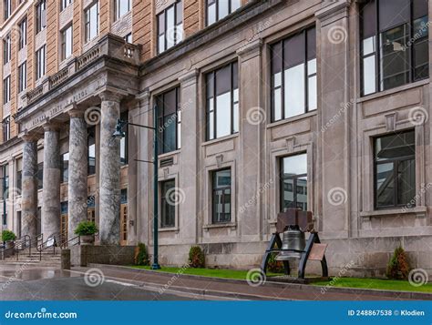 Main Entrance To Alaska State Capitol, Juneau, Alaska, USA Editorial ...