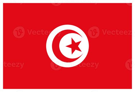 Flag of Tunisia. Tunisia flag with the design shape 25863116 PNG