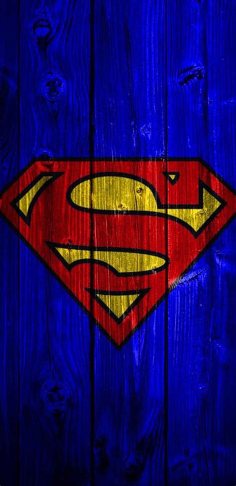 Superman, logo, marvel, wooden, HD phone wallpaper | Peakpx