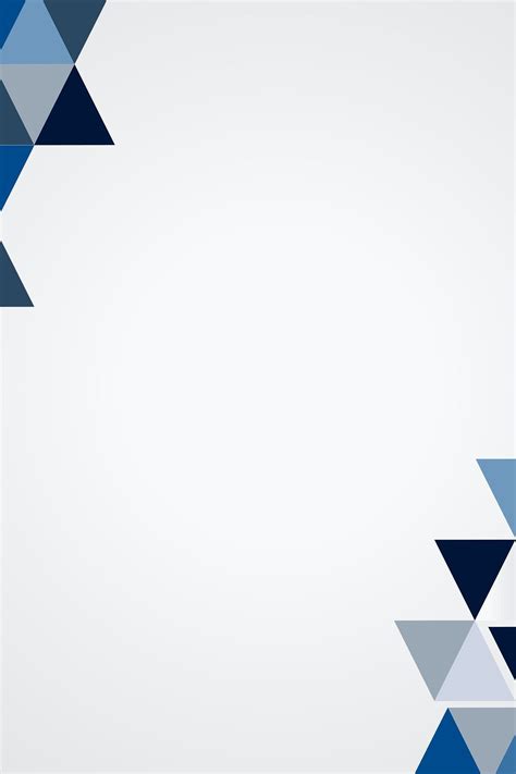 Blue Geometric Frame Vector - Abstract Background