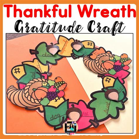 Fall Crafts & Thanksgiving Craft | Thankful Wreath | Made By Teachers