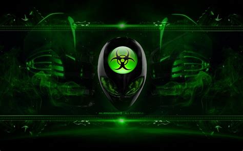 Alienware Desktop Background Radioactive Green 2560x1600 | Alienware ...