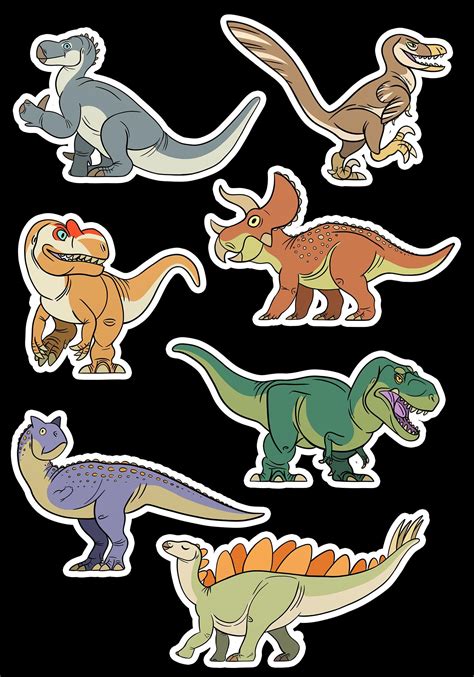 Dinosaur stickers – Studio 252MYA