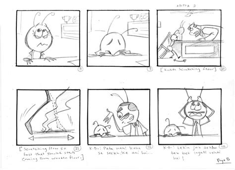 AdityaCreates: Storyboard for 2D animated funny series.