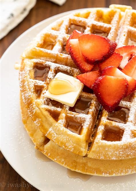 Classic Waffle Recipe - I Wash You Dry