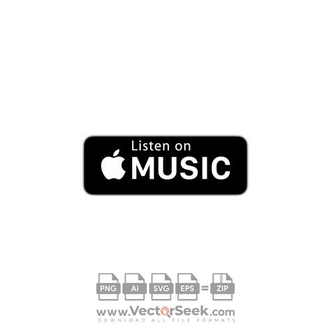 Listen on Apple Music Badge Logo Vector - (.Ai .PNG .SVG .EPS Free ...