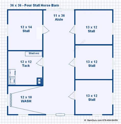 17++ 4 stall horse barn plans ideas | smallhorsestabledesigns