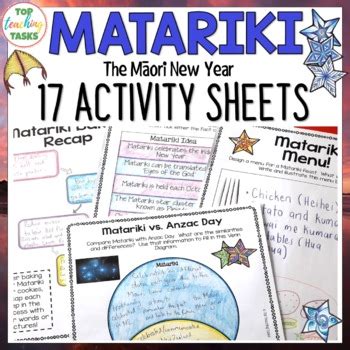 Matariki Activities Pack by Top Teaching Tasks | TpT