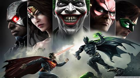 Epic HD Wallpaper: DC Heroes and Villains Unite in Injustice