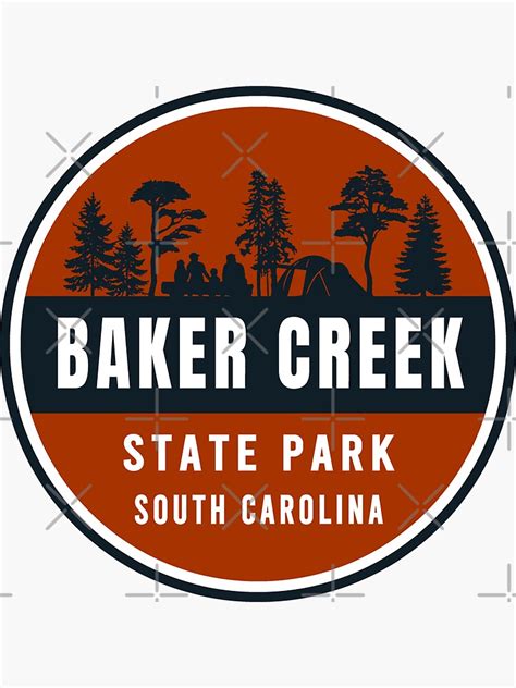 "Baker Creek State Park SC Family Logo" Sticker for Sale by VanyaKar ...