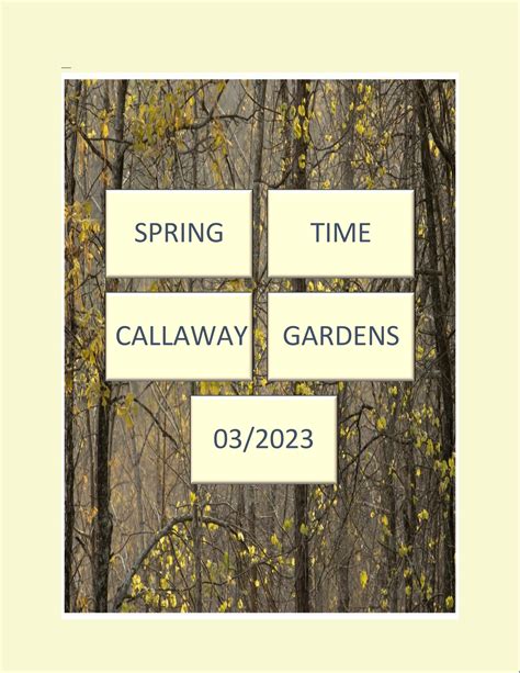 2023 Callaway Gardens by Travel Gals - Issuu