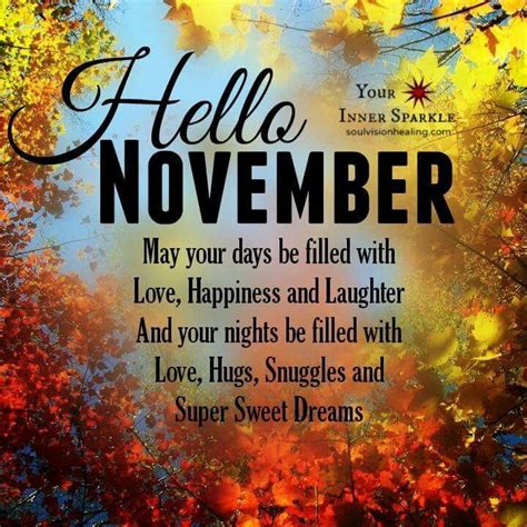 Hello November Quotes - ShortQuotes.cc